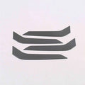 Set of 4 inner armrest decorative sticker accessories for 2019 Volkswagen Sagitar in carbon fibre pattern ABS and stainless steel finishes