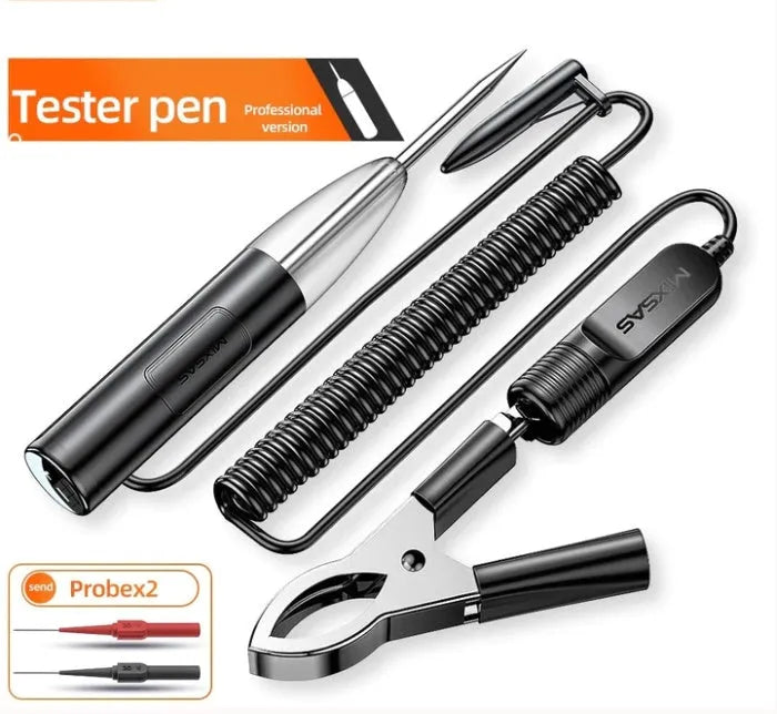 Auto measuring pen with TPU body and spring wire for 12V 24V circuit testing