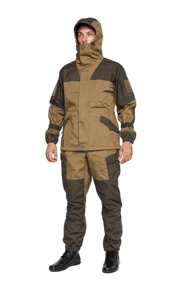 Special Forces Mountain Battle Suit tactical jacket and trousers set in a cotton blend fabric.