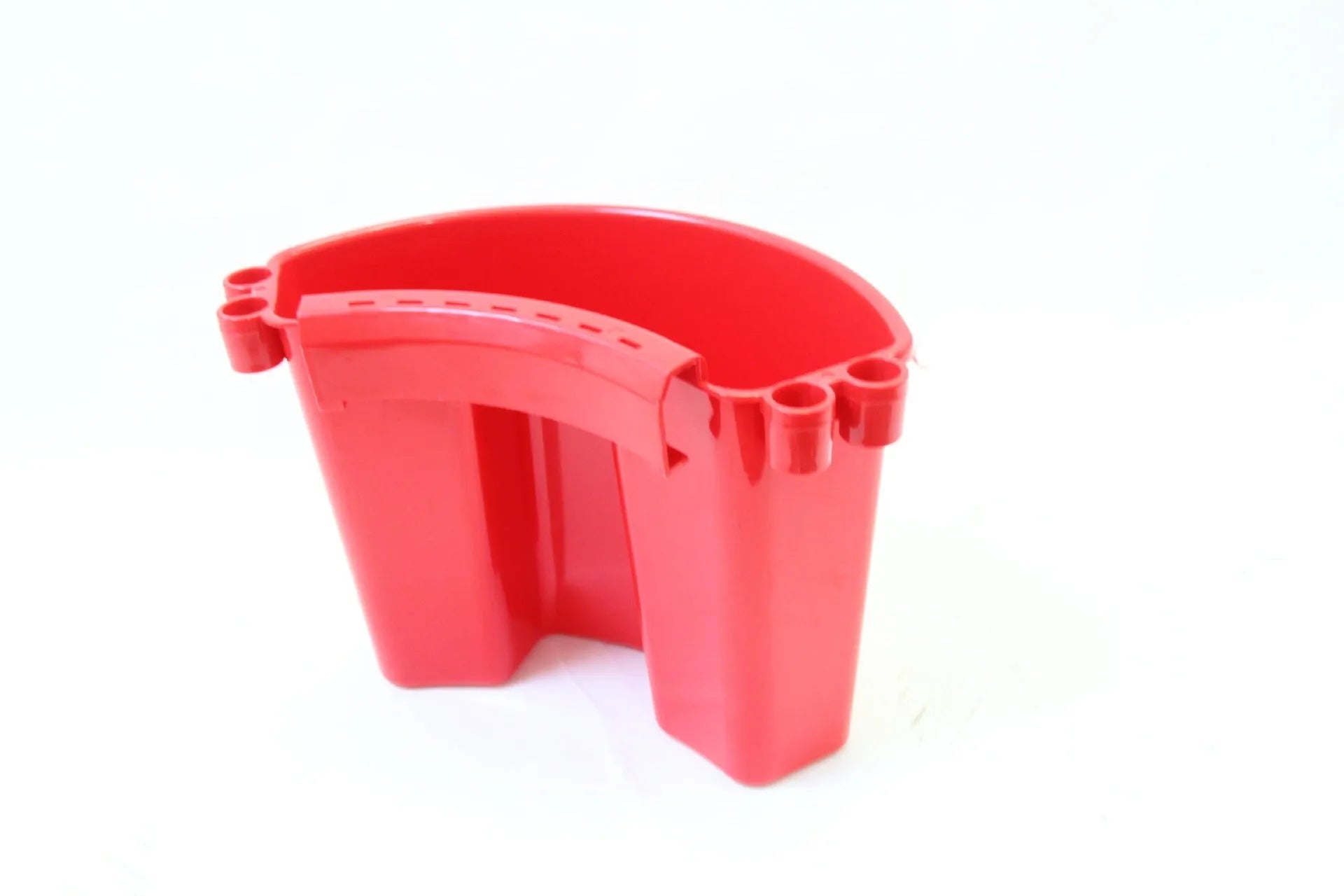 PP plastic car washing bucket available in black, red, blue, or pink colours for vehicle cleaning