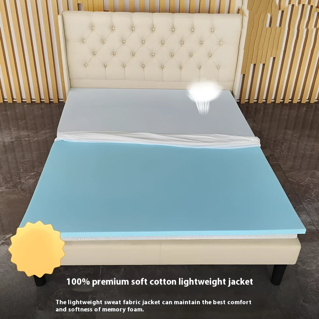 Gel memory cotton tatami mattress in three thickness options with regenerated cellulose fibre cover