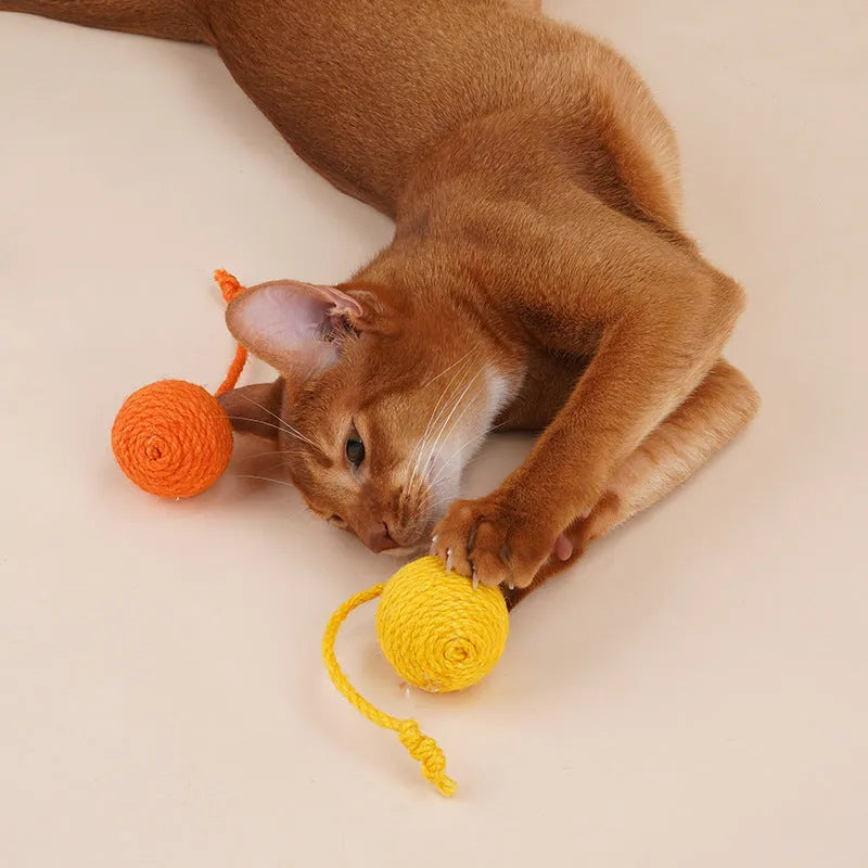 Blue, green, and multi-colour cat toy set with a teaser stick, catnip balls, and a wand.