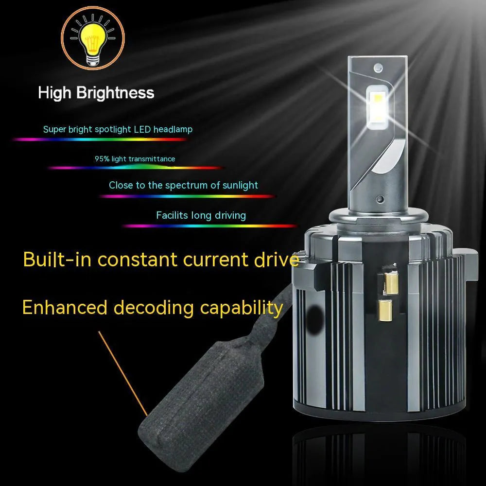 Volkswagen Golf 7 LED low beam headlight bulb with aviation aluminium housing