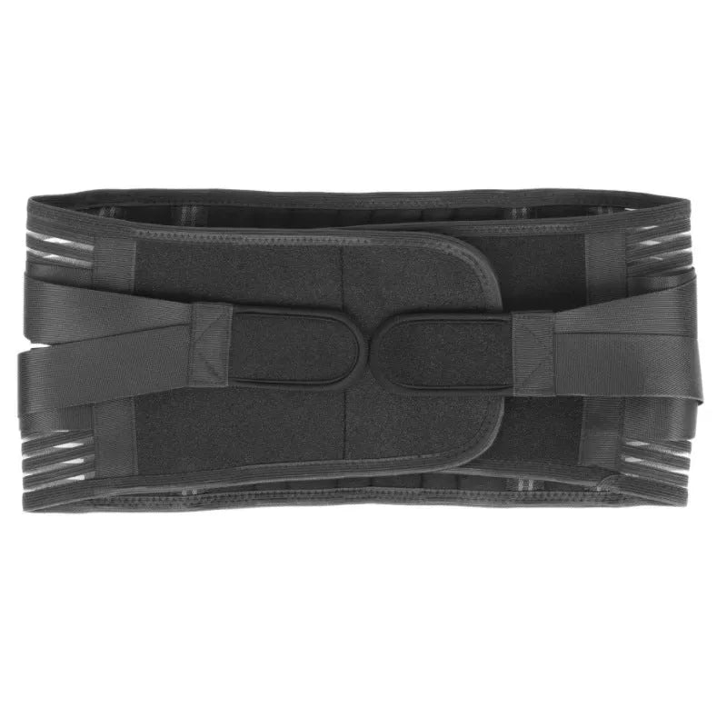 Black neoprene polyester sports belt for men and women waist support running basketball gym cycling