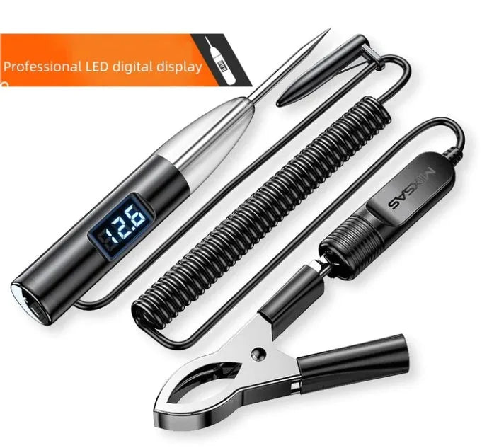 Auto measuring pen with TPU body and spring wire for 12V 24V circuit testing