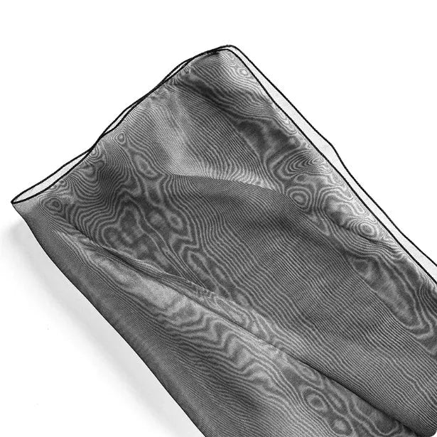 Silk fabric flower bouquet packaging bag with arabesquitic pattern, 60×60cm size in multiple colours