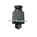 Black plastic rear view reversing camera for Dodge 1500, 2500, 3500, 4500 trucks.