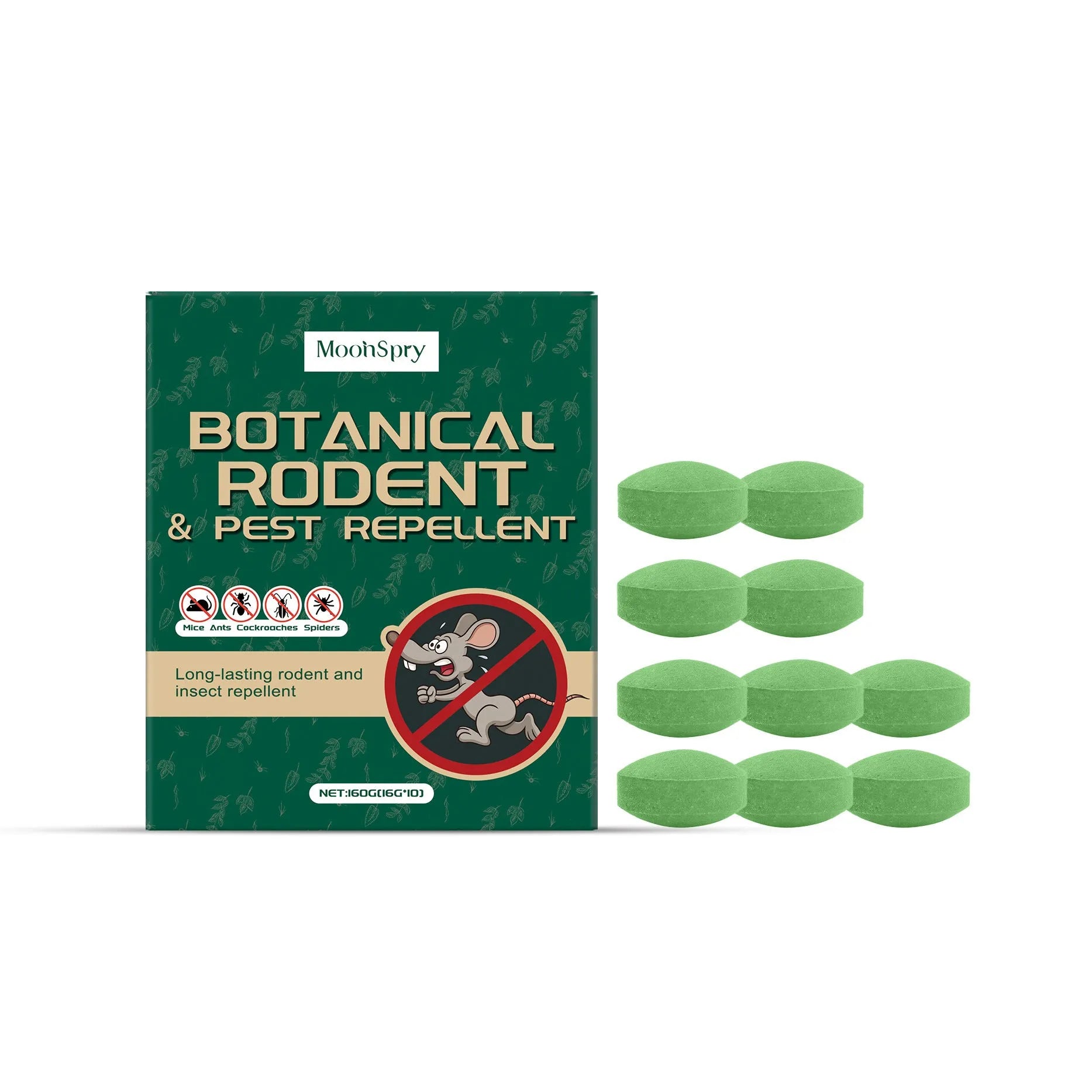 Warehouse anti-mouse repellent pills in mesh bags with camphor and menthol ingredients