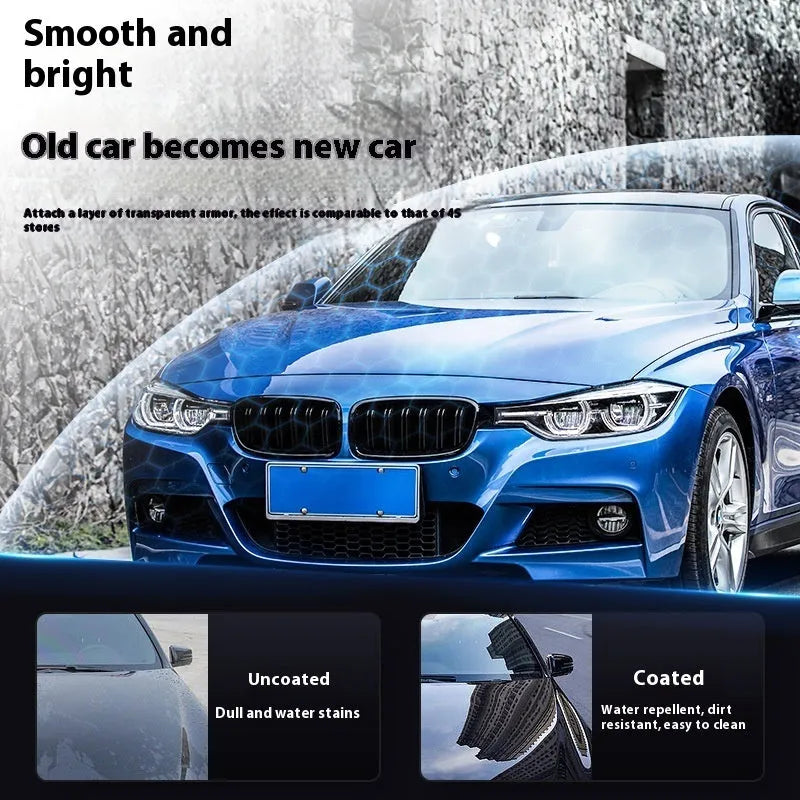 Car paint coating liquid spray for brightening vehicle paintwork, available in 150ml to 1500ml capacities