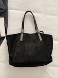 New retro large capacity PU shoulder bag for women in wine red with pendant