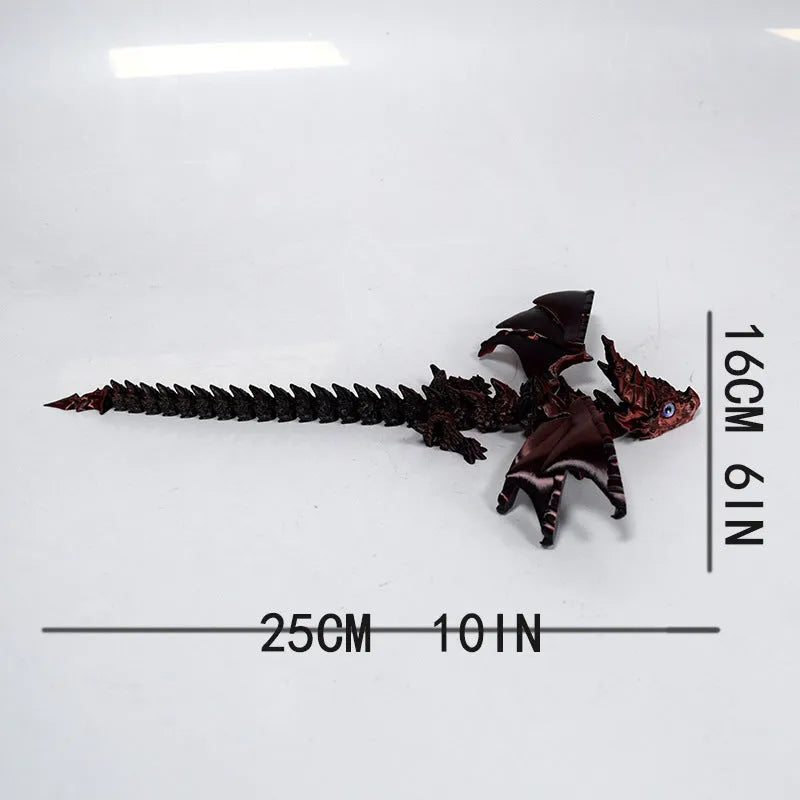 Flying Dragon Wings decoration toy in PLA plastic, showing detailed wing design and colour options.