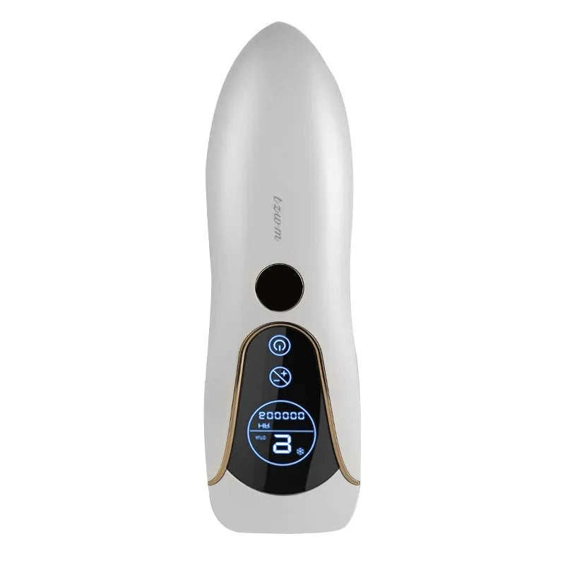 Freezing point hair removal device for whole body use in sundial green colour