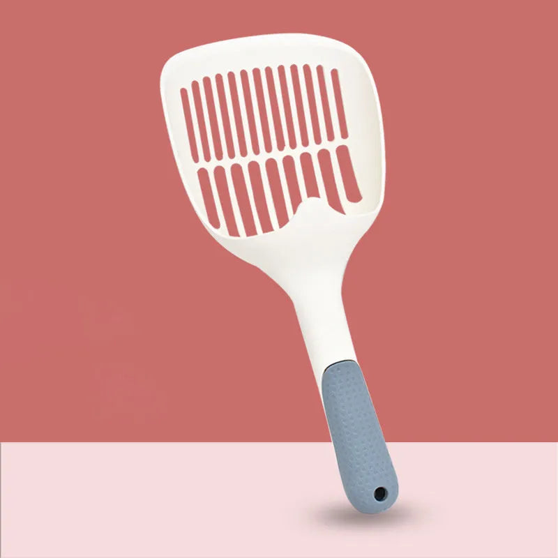 Large solid plastic cat litter shovel for tofu cat litter waste removal