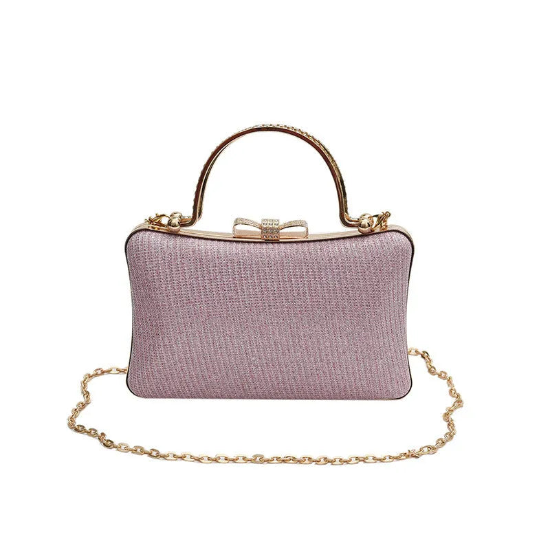 Women's felt shoulder messenger bag, horizontal square, 20cm wide, 13cm high, 7cm thick, single 112cm strap, four colours.
