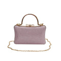 Women's felt shoulder messenger bag, horizontal square, 20cm wide, 13cm high, 7cm thick, single 112cm strap, four colours.