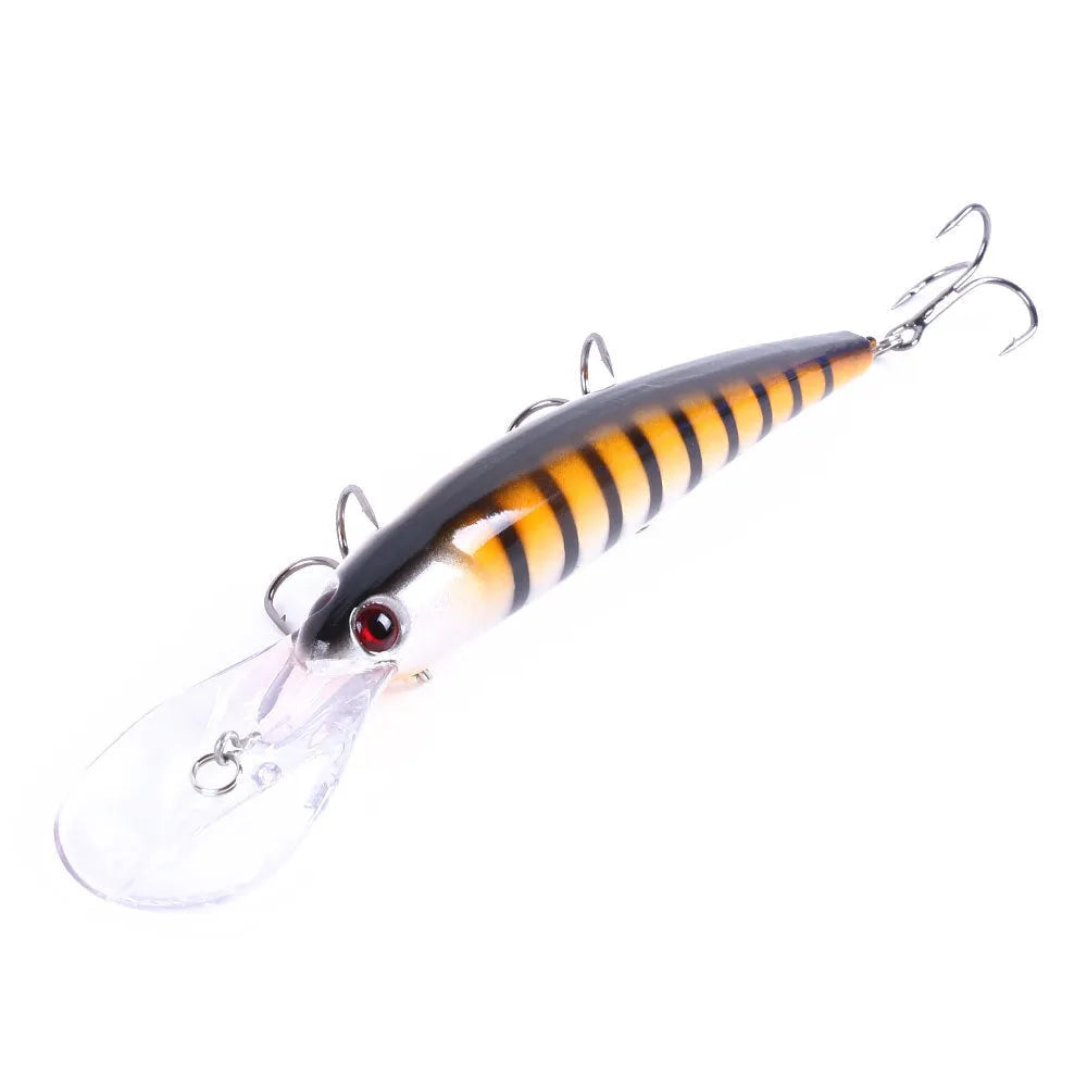 Biomimetic plastic fishing bait lure 16.5cm 21g with hook, MI124 series in multiple colours