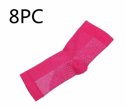 Compression foot sleeve for men women anti fatigue ankle support breathable nylon moisture wicking