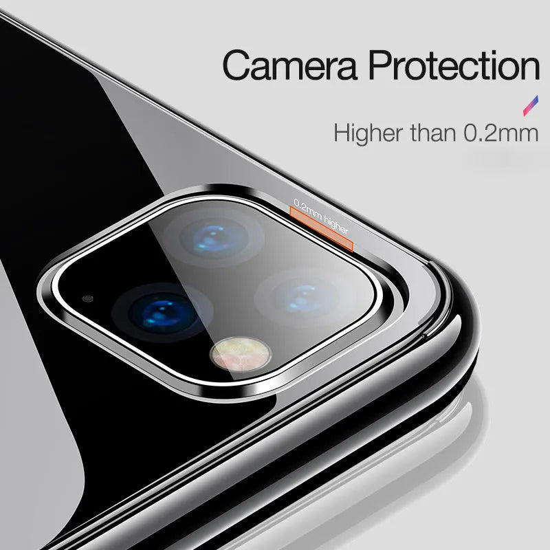 Ultra-thin transparent TPU shatter-resistant back cover for iPhone X