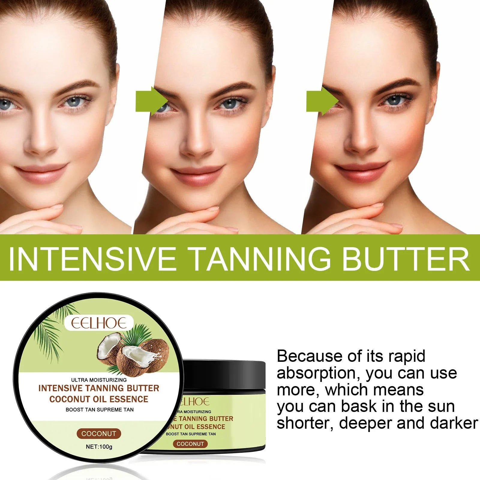 100g tub of coconut help black frost outdoor blackening cream with natural oils and aloe extract.
