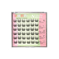 Milin Sweet Cloth glue-free split false eyelashes, 12mm artificial fibre, six rows, one set