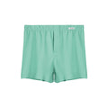 Men's loose-fitting cotton boxer shorts in solid colours with mid-waist design