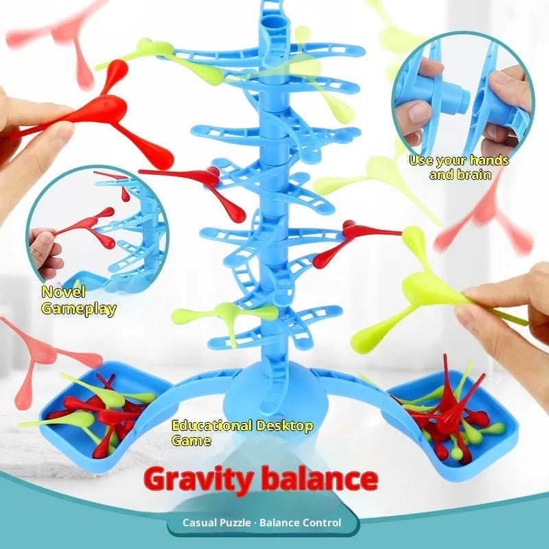 Gravity Balancing Bird plastic toy for multiplayer family and party play