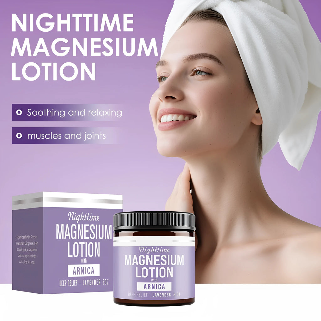 150ml tub of magnesium body butter cream with shea butter and grape seed oil