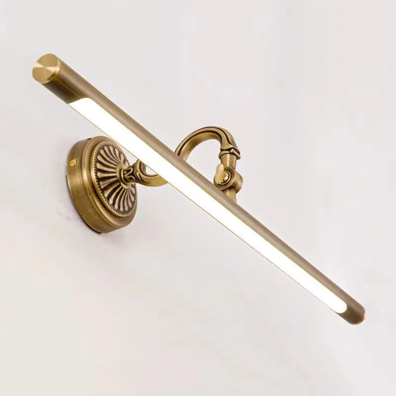 All copper 750mm mirror front lamp with 12W 4000K LED strip and acrylic anti-fog cover for bathroom