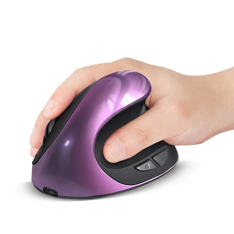 Vertical ergonomic computer mouse with USB connection in multiple colour options