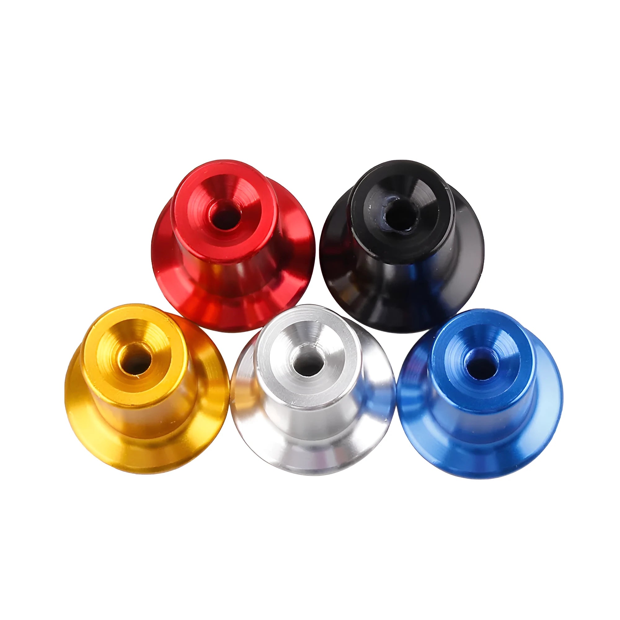 Aluminium alloy handbrake cap for car modification in five colour options