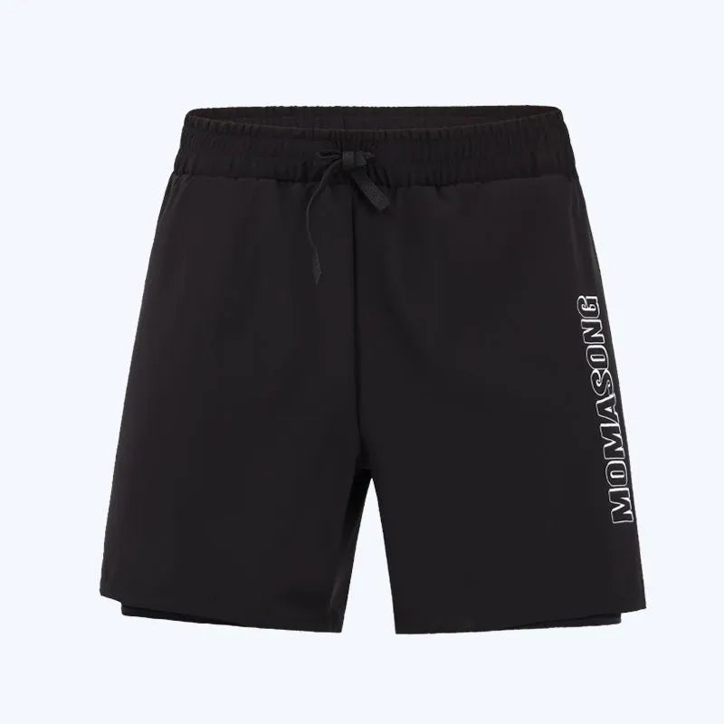 Men's white long sleeve swimsuit with matching trunks for sun protection during swimming and surfing