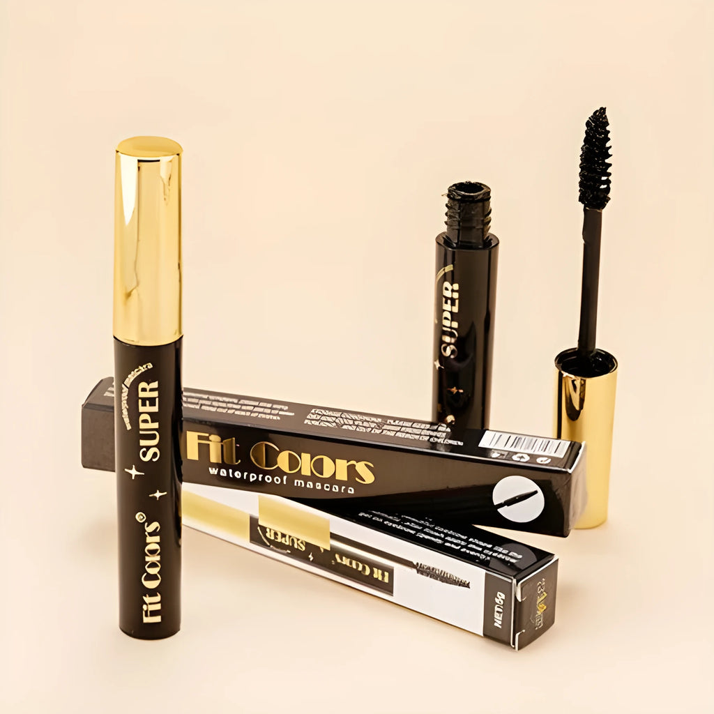 Stage mascara in 13 colours including wine red, gold and green mermaid with thick curling effect