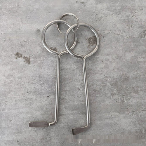 Two alloy steel wrench tools displayed as a portable set for household and automotive maintenance