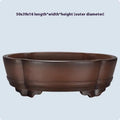 Classical style purple clay bonsai flower pot with dimensions 50cm wide