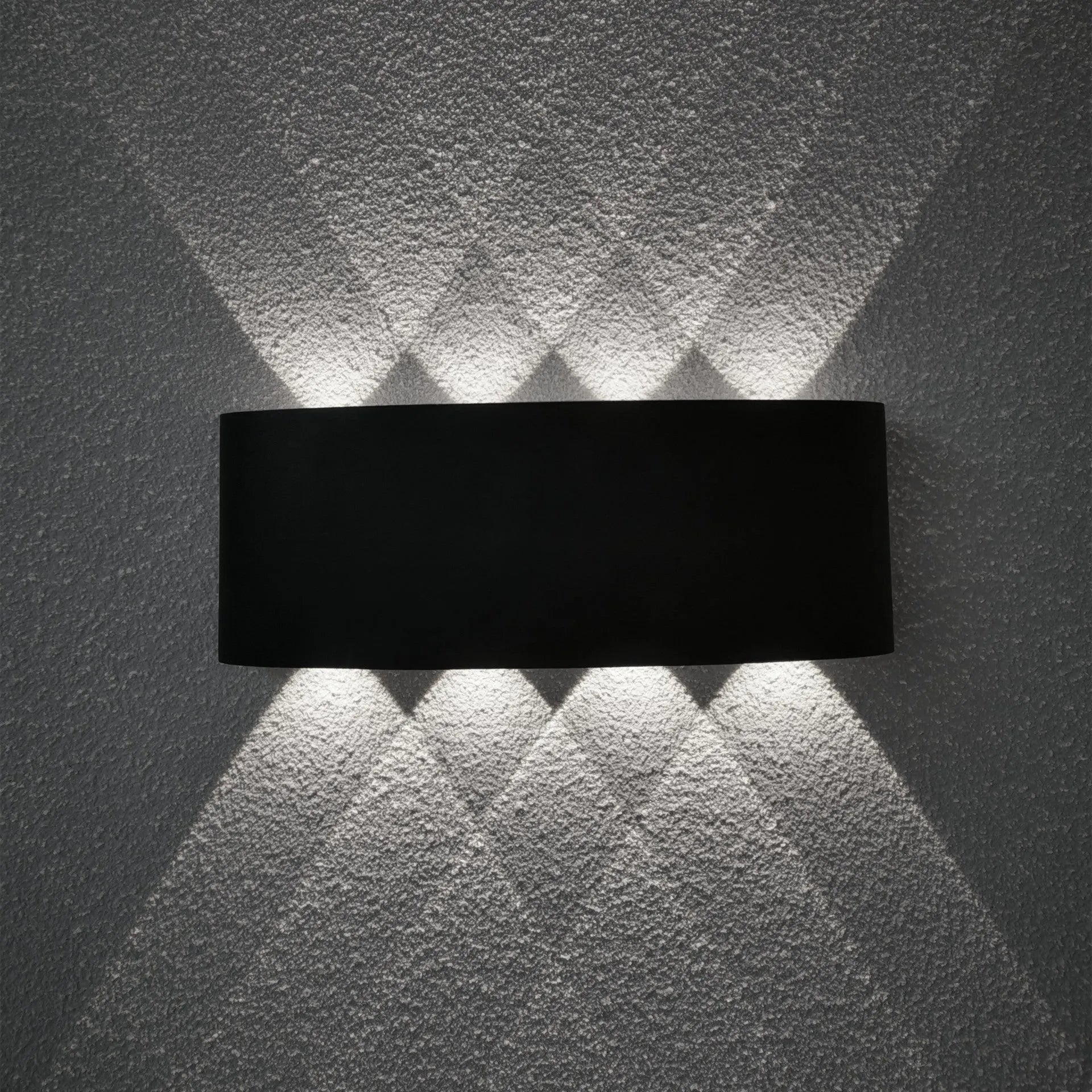 Modern aluminium LED wall lamp with compact 180x60x30mm dimensions for corridor and TV background lighting