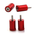 Aluminium alloy racing machine cover hair pack with screws, nuts, washers in black, blue, red colours