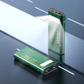 Alloy 22.5W super fast charging 20000mAh power bank in black, showing LCD display and compact size.