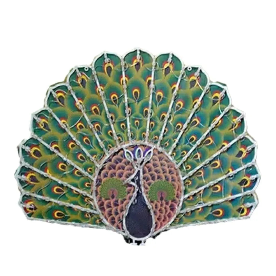 Outdoor Christmas decorative string lights with peacock sunflower star and love heart designs