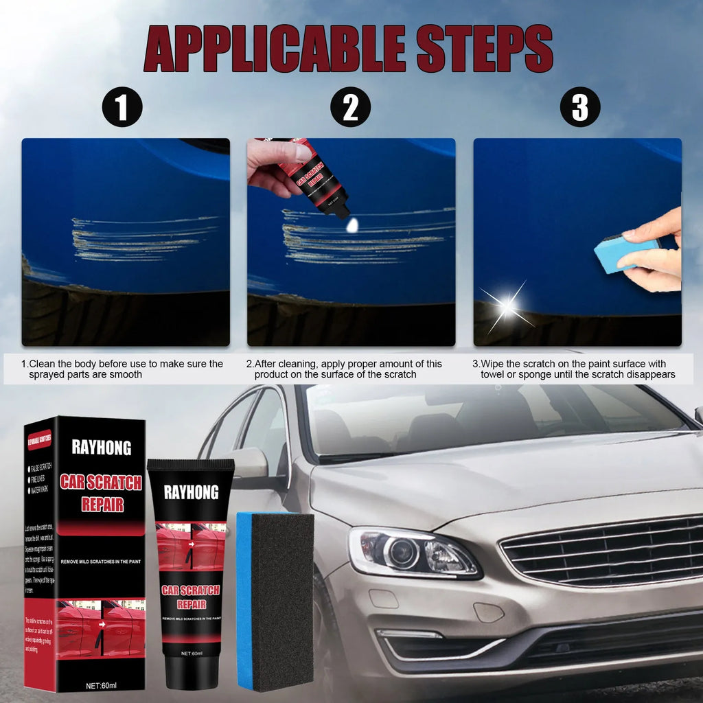 60ml car scratch repair wax kit for automotive paint maintenance and polishing