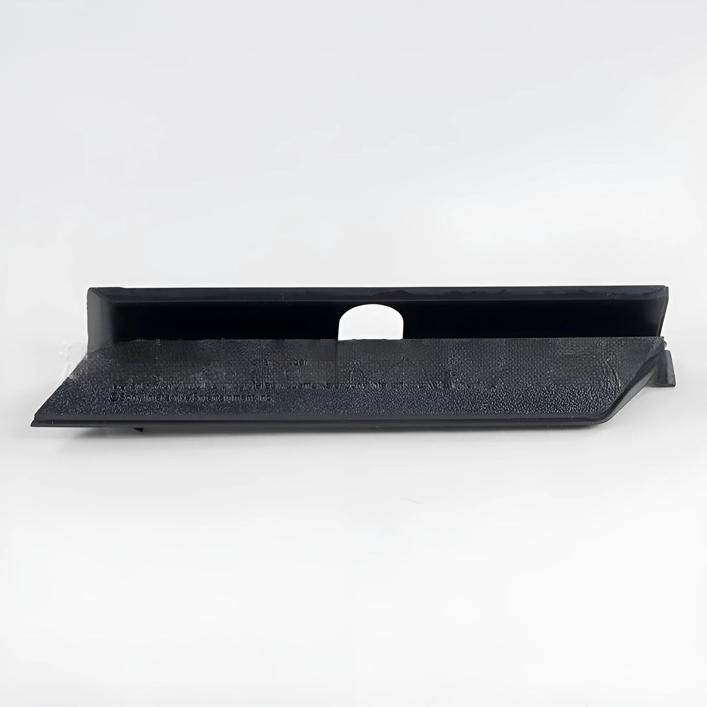 Black and white plastic hard disk baffle cover for PC drive bays