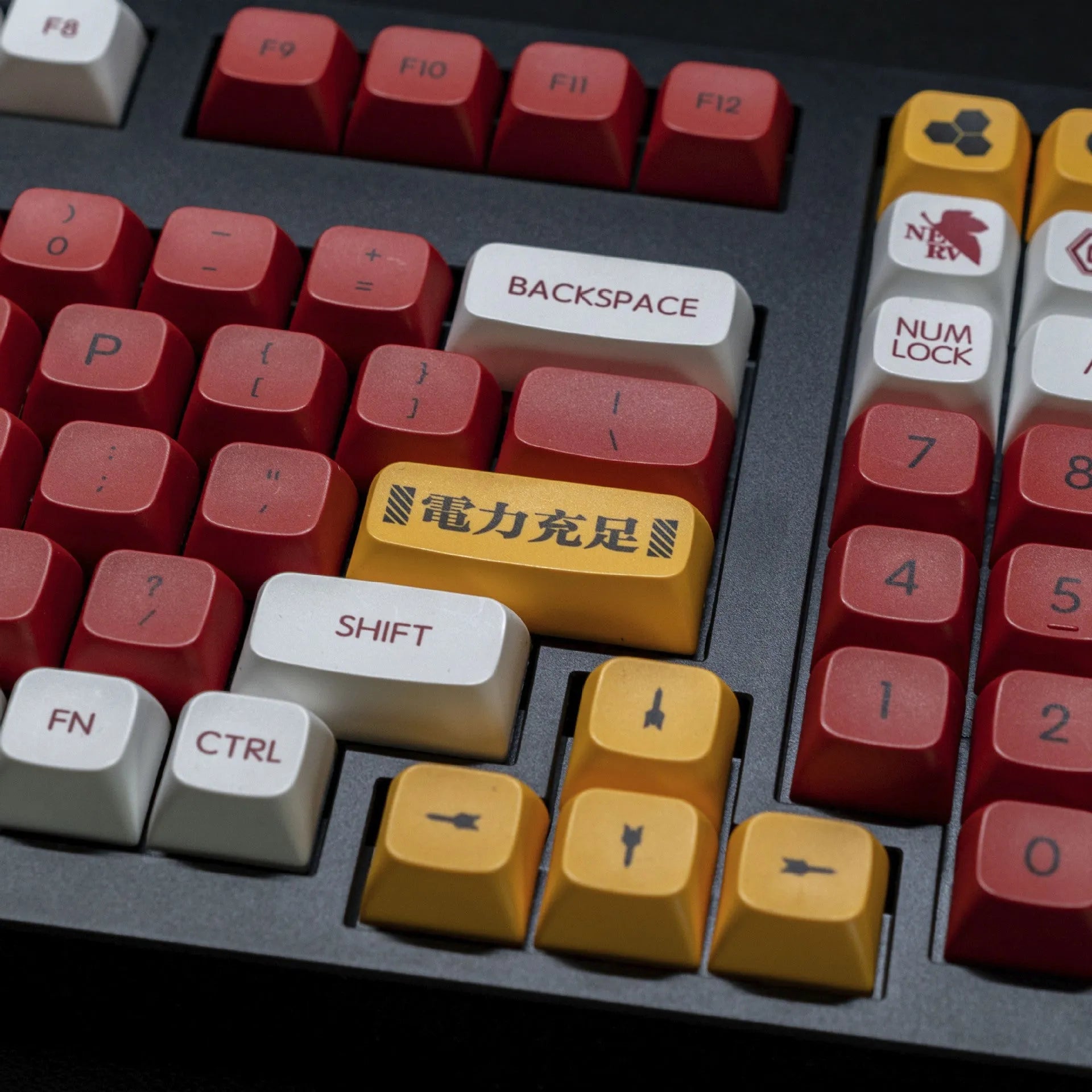 PBT sublimation key cap set with Boy and Girl colour matching for mechanical keyboards