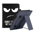Fabric Kindle Paperwhite 11 case with wrist strap bracket in various colours.
