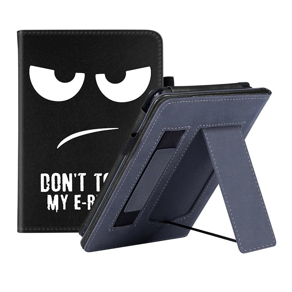 Fabric Kindle Paperwhite 11 case with wrist strap bracket in various colours.