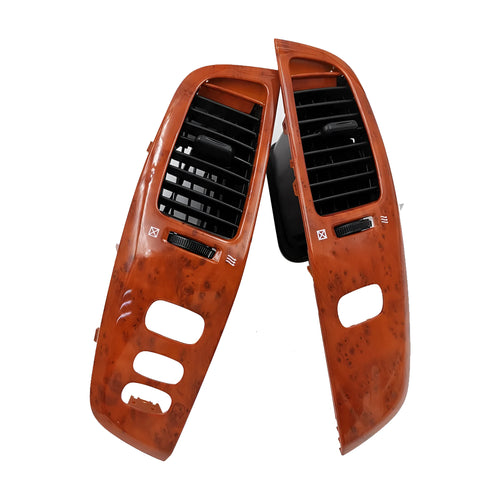 Peach wood colour air outlet panel cover for wall ventilation openings