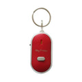 Oval acrylic plastic pendant key finder in red, blue, white, black, and orange colours with voice control anti-lost device.