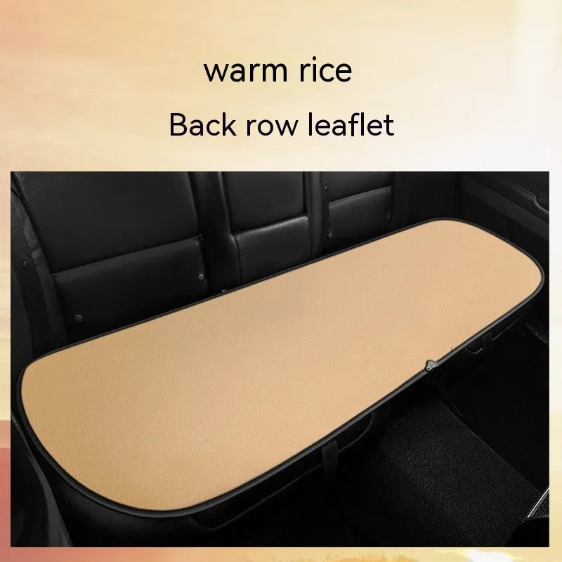 Car heating cushion with automatic temperature control in beige, black or coffee colours