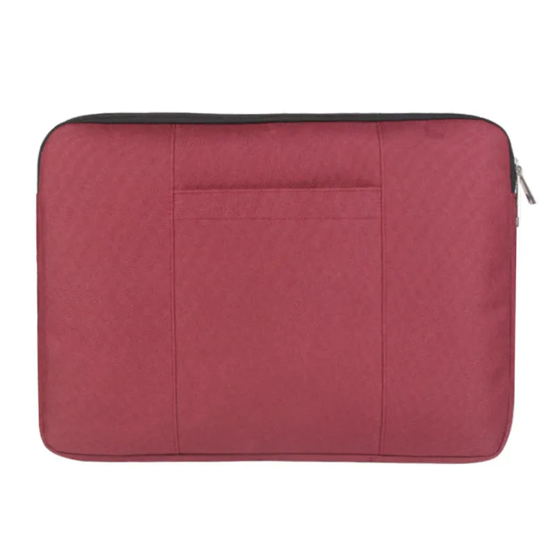 13.3 inch tablet cover hand scrub Oxford bag with zipper and soft handle in light grey