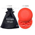 Orange golf strength training mat with natural rubber centre of gravity design for swing practice