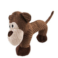 Plush squeaky dog toy for medium and large dogs, available in Monkey or Puppy design.