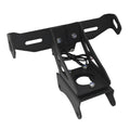 Black aluminium short tail licence plate holder for Honda motorcycle rear mounting